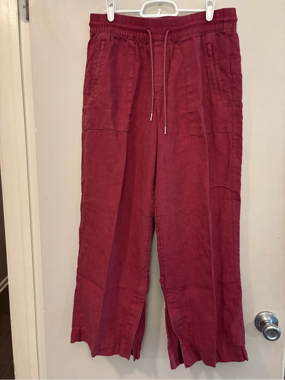 Athleta Wide Leg Pants in Rose